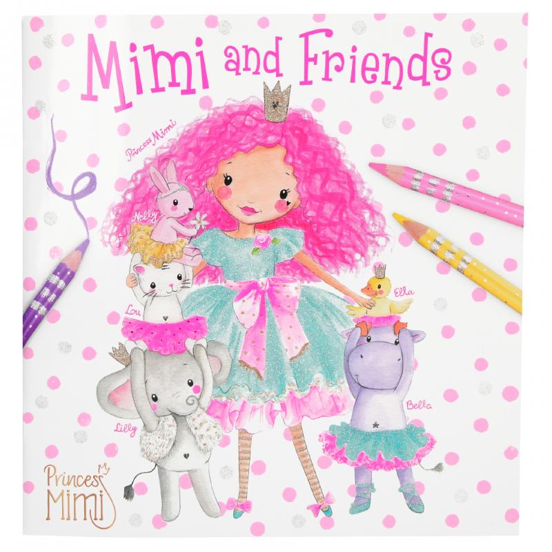 Princess Mimi and Friends - A colorier