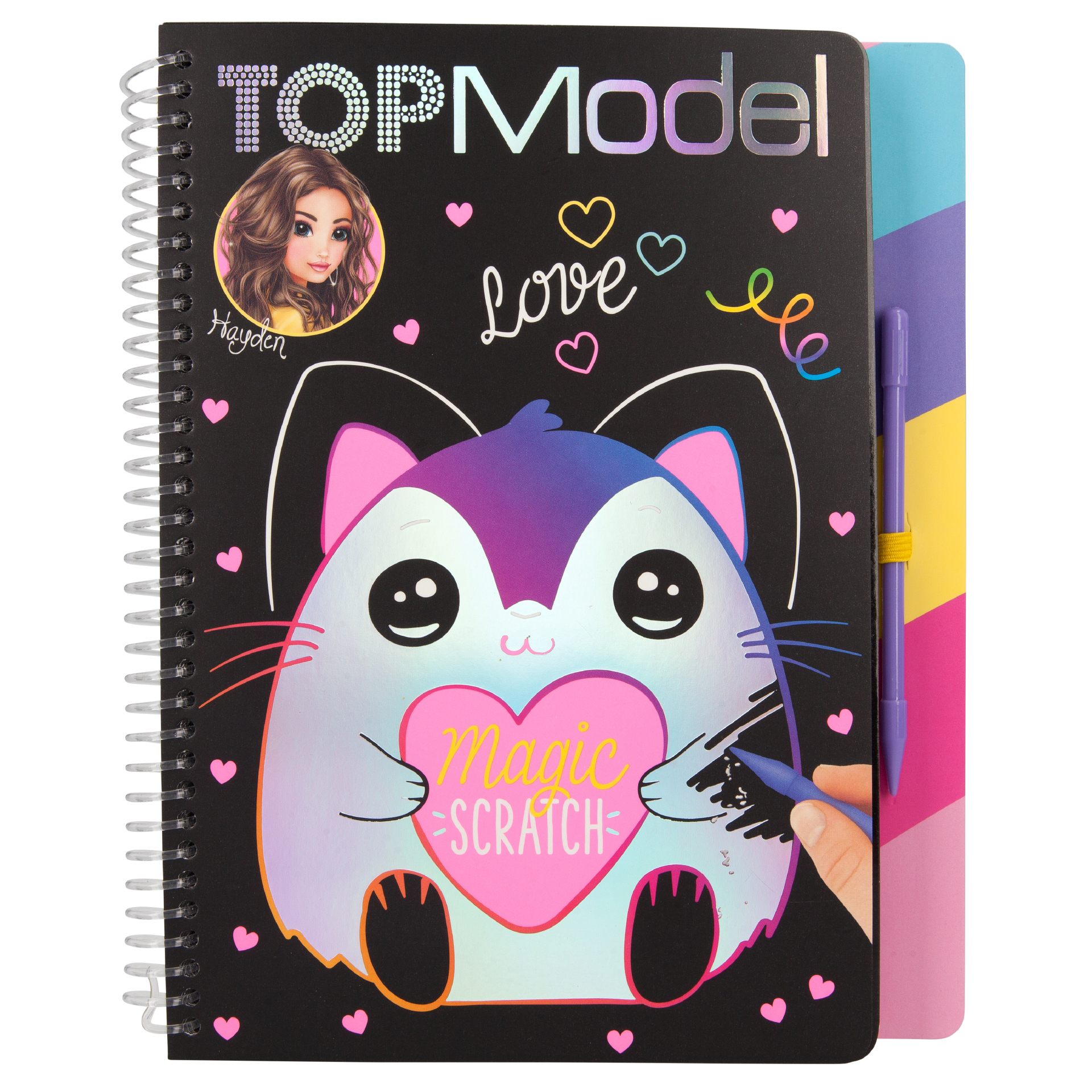 TOP Model Magic-Scratch Book