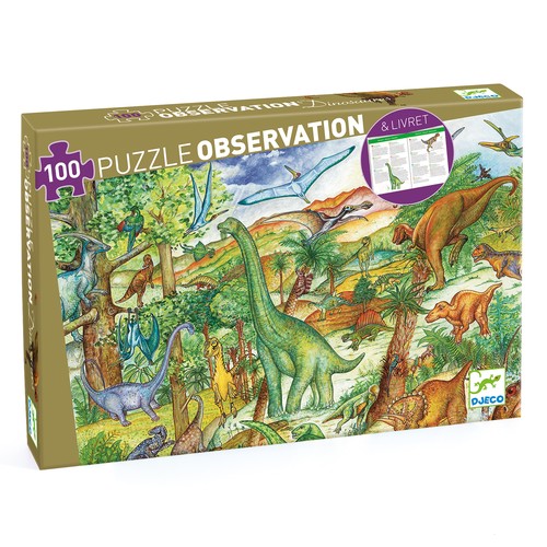 Puzzle Observation Dinosaures 100pcs