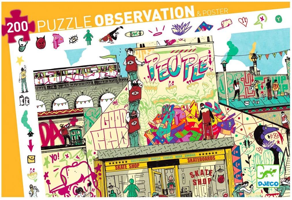 Puzzle Observation - Street Art - 200 pcs