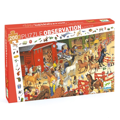 Puzzle Observation Equitation 200pcs