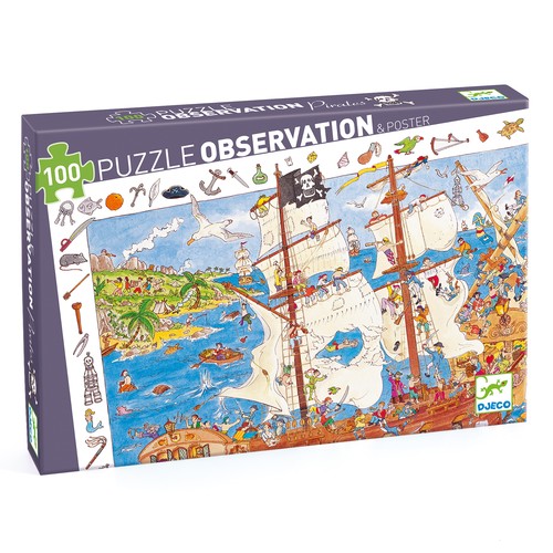 Puzzle Observation - Les Pirates - 100 pcs